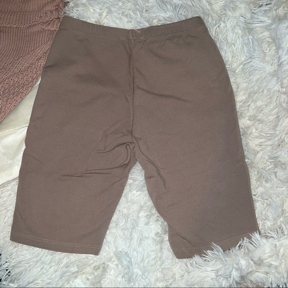Fashion Nova Tan Biker Shorts - Picture 3 of 5